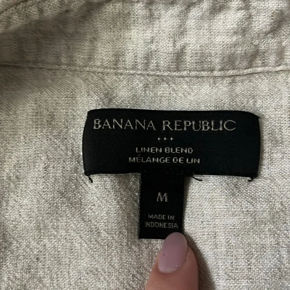 Linen button down - Picture 3 of 4